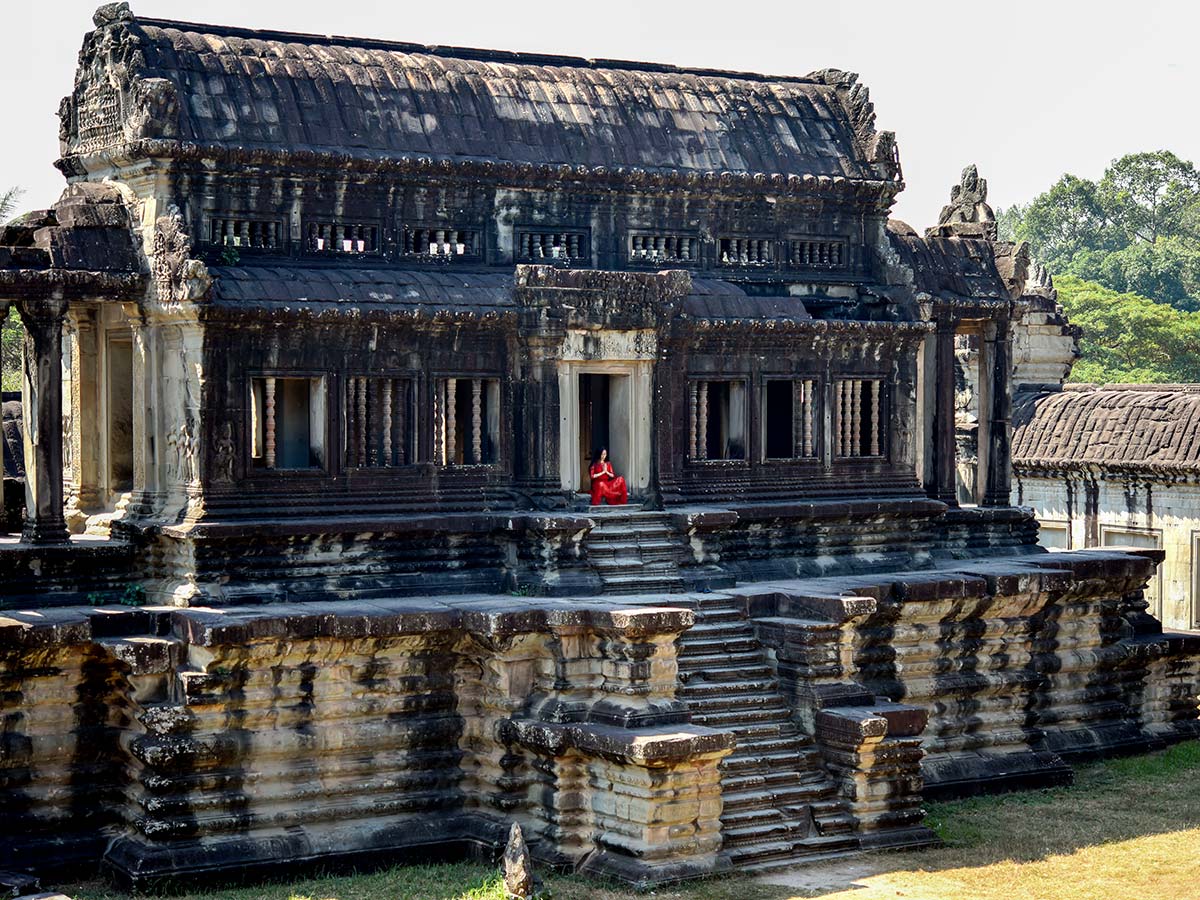 Backroads Biking in Cambodia Tour includes visiting Angkor Thom