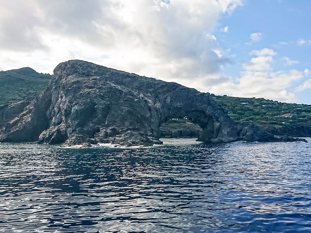 Rocky coast at Pantelleria