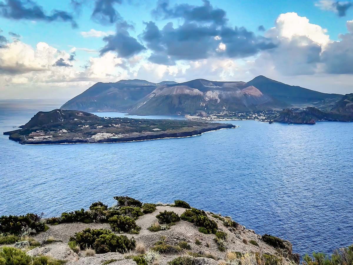 Volcano Island, seen on Sailing and Hiking in the Aeolian Islands tour