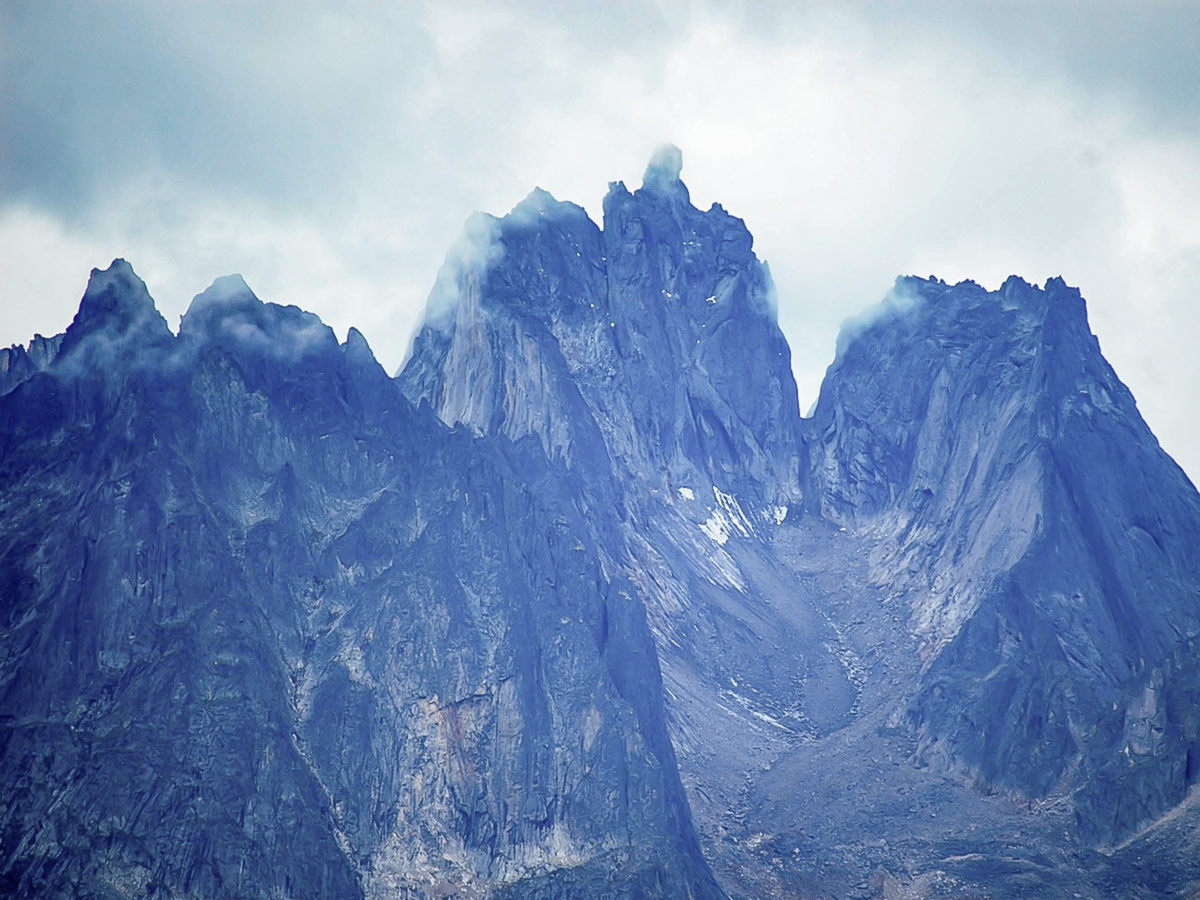 Stunning peaks in the Tombstone Territorial Park seen on a guided tour in Yukon, Canada