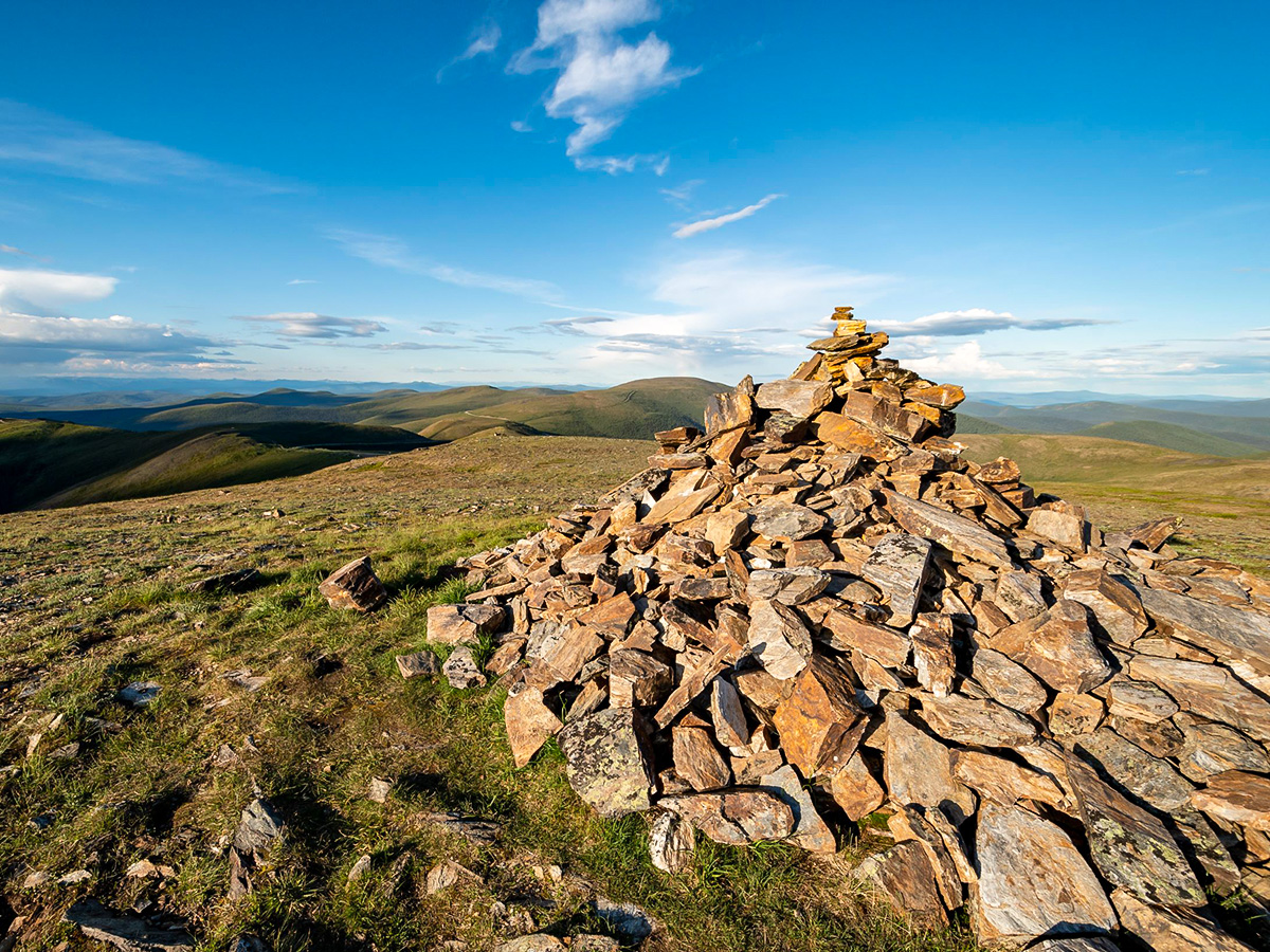 Top of the World Highway visited on Gold Rush Canoeing and Hiking Tour