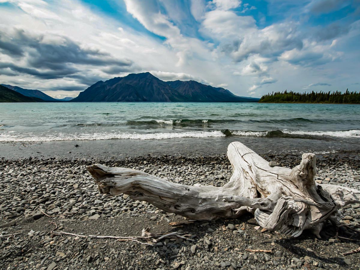 Kathleen Lake in Kluane Park Yukon Canada