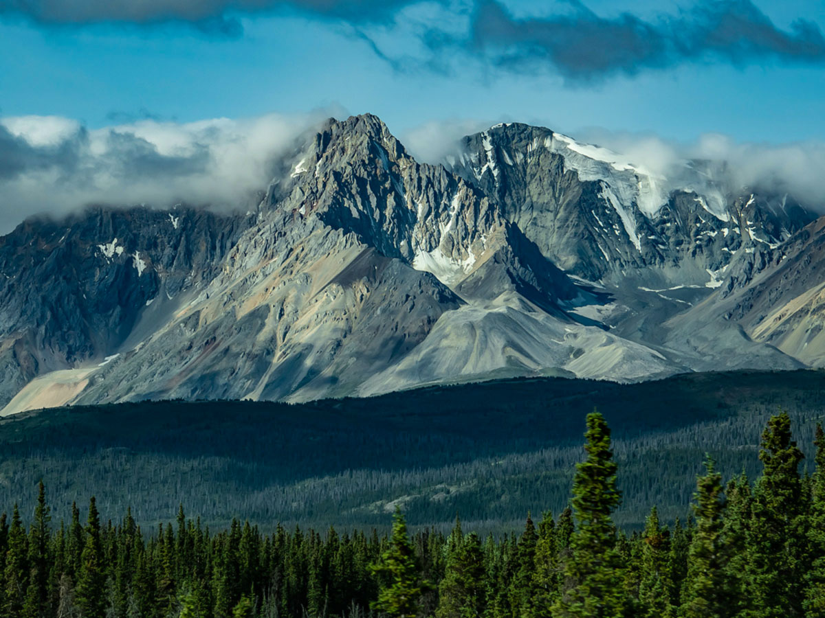 Stunning views of the Kluane Natioanl Park in Canada