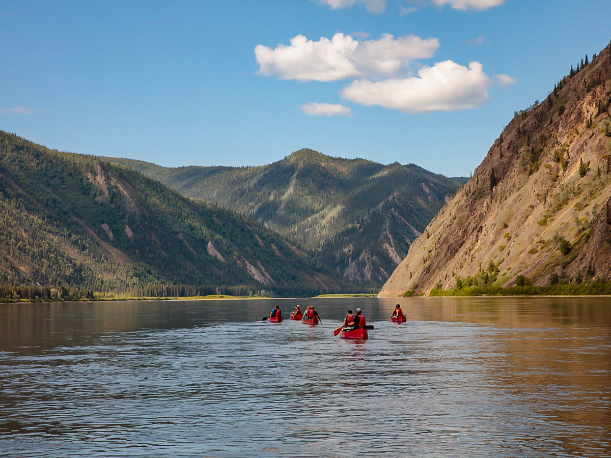 Spectacular Yukon Shot, taken on a guided Yukon River Canoeing Tour