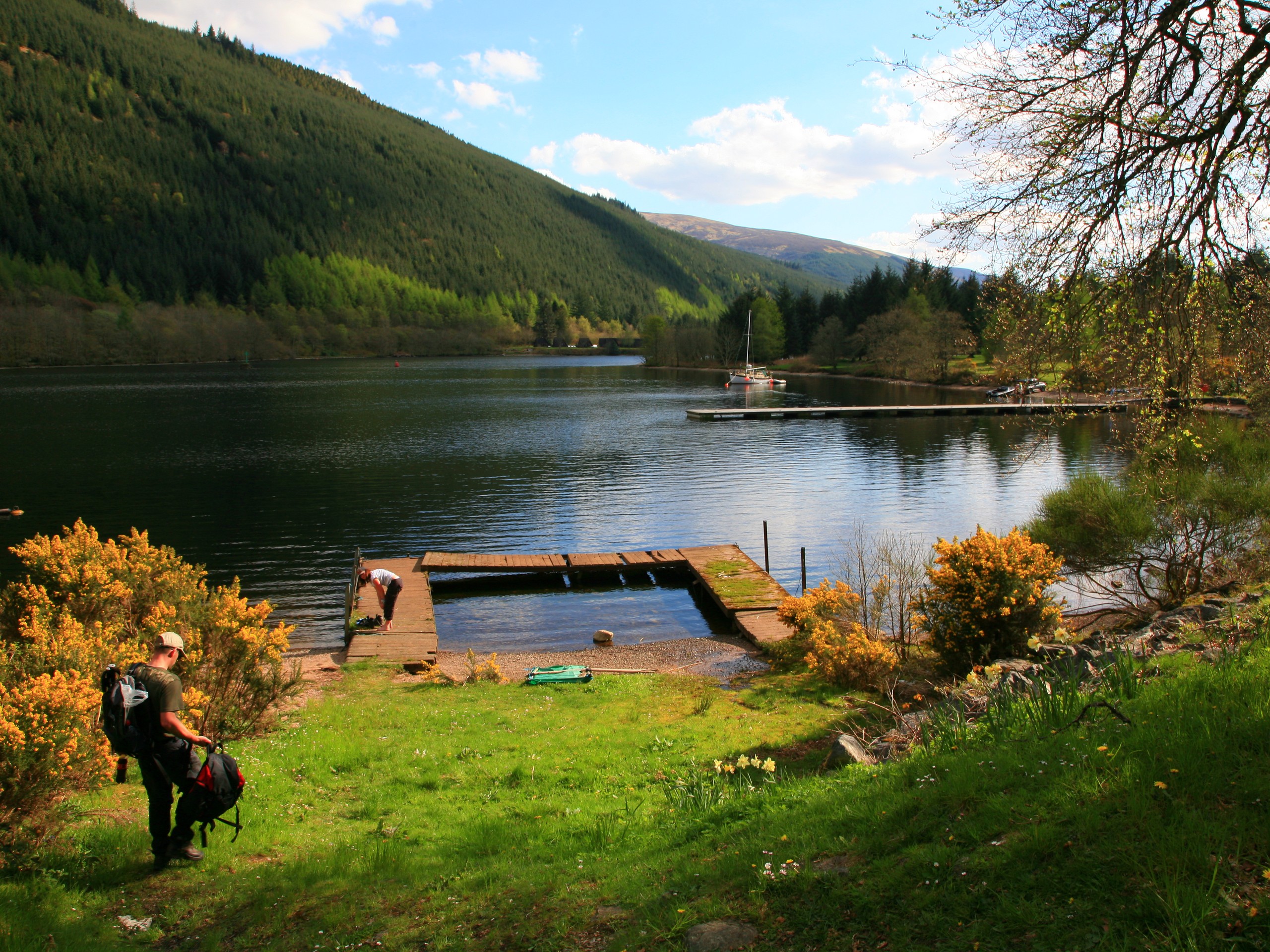 Beautiful countryside views seen on Great Glen way