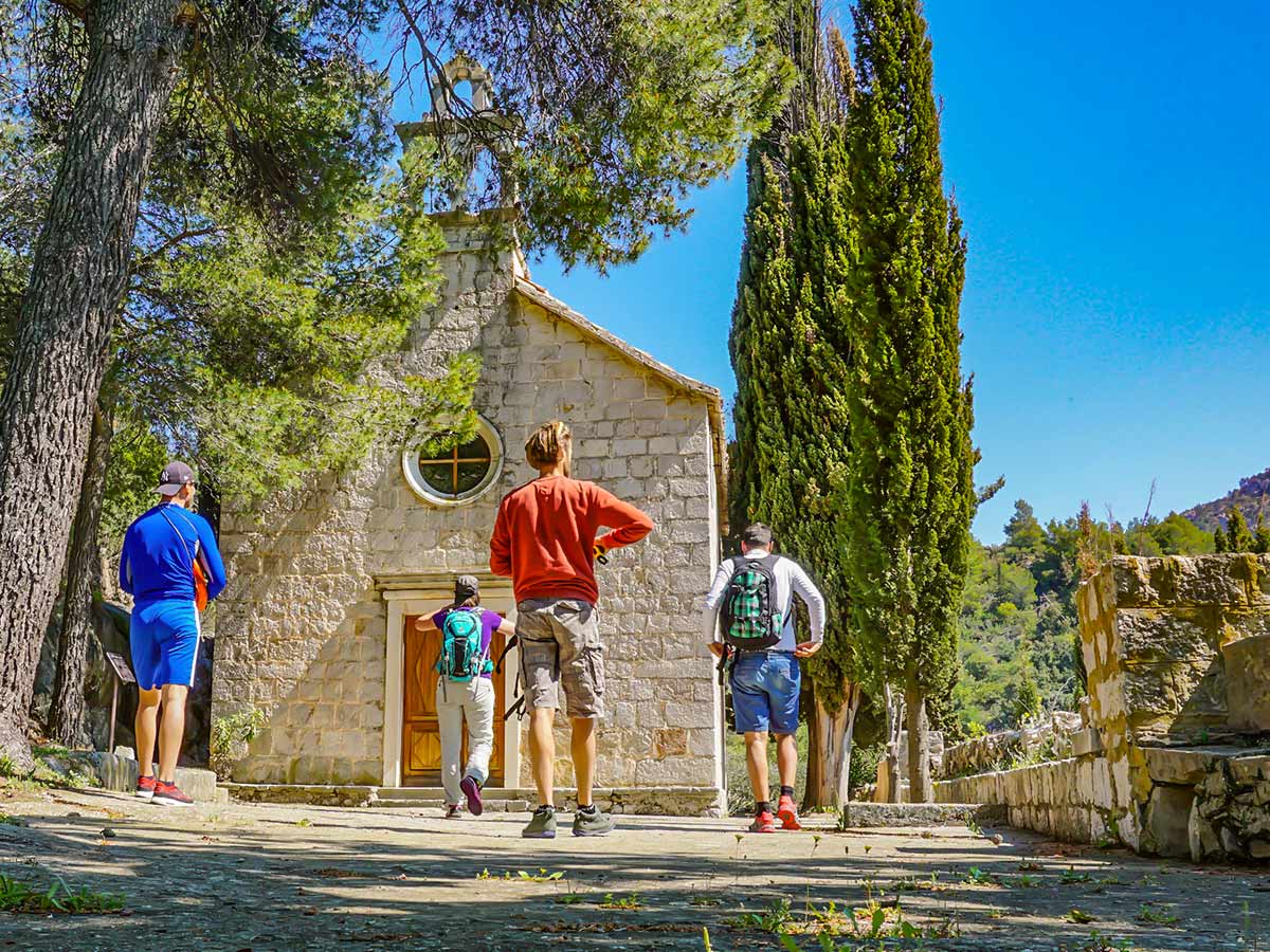 Self guided hiking tour from Split to Dubrovnik includes visiting numerous beautifiul locations