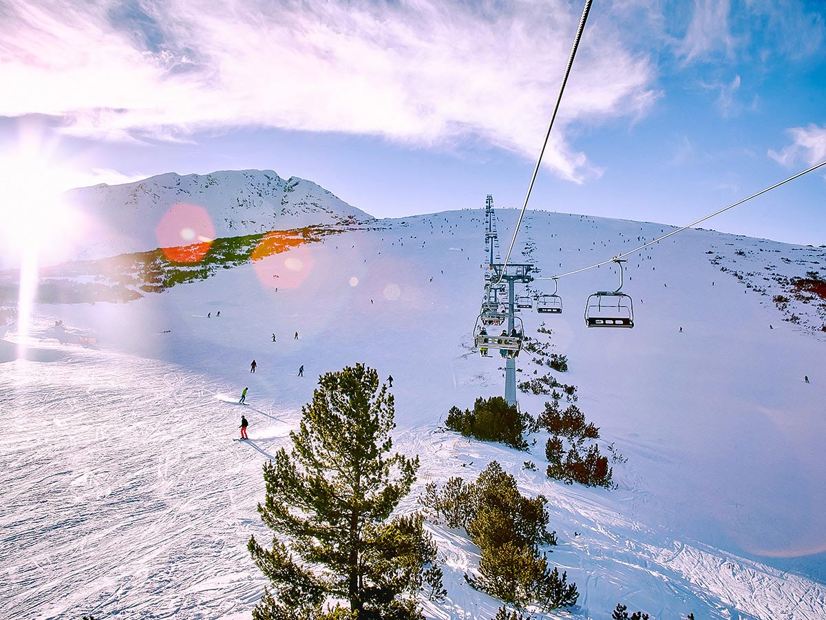 Skiing near Bansko is a very rewarding experience