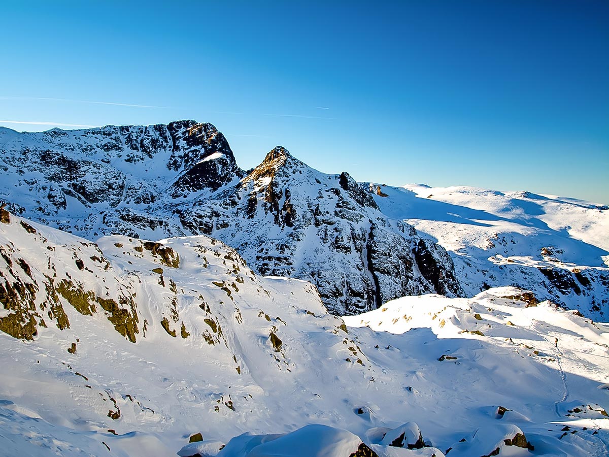 Beautiful mountain peaks in Bulgaria seen on a guided tour to Bulgarias Mountains