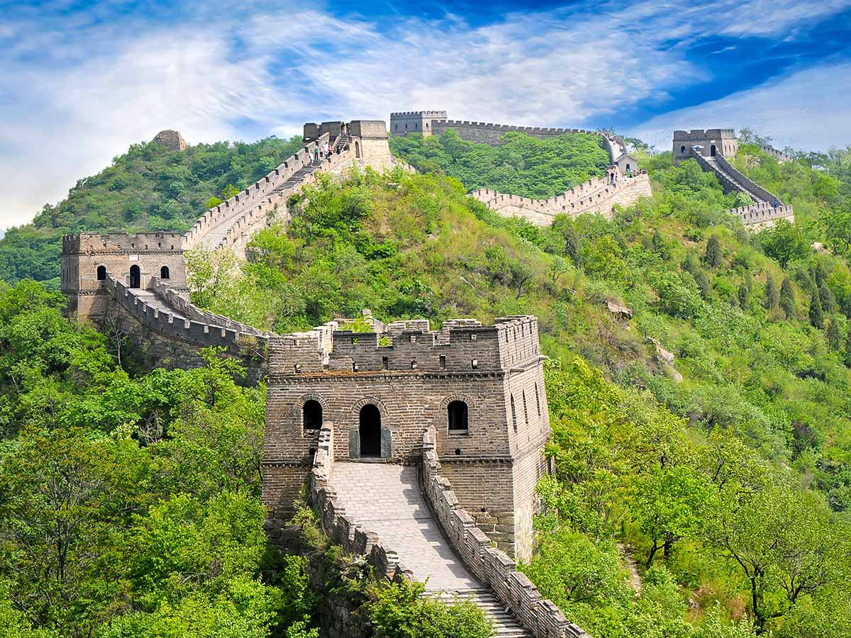 The Great Wall is a must see in China and can be seen on Walking the Great Wall Tour
