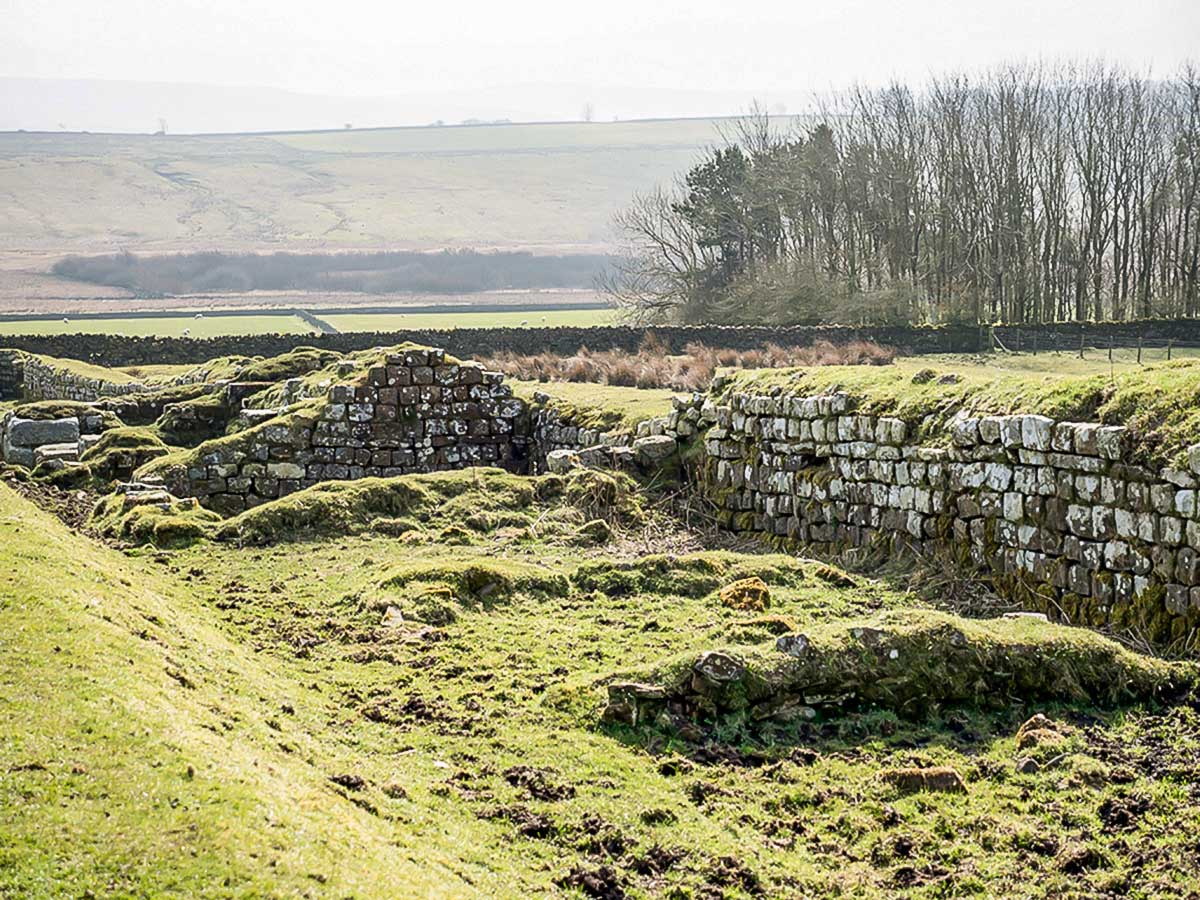 Beautiful views seen on self guided Hadrians Wall Path walk