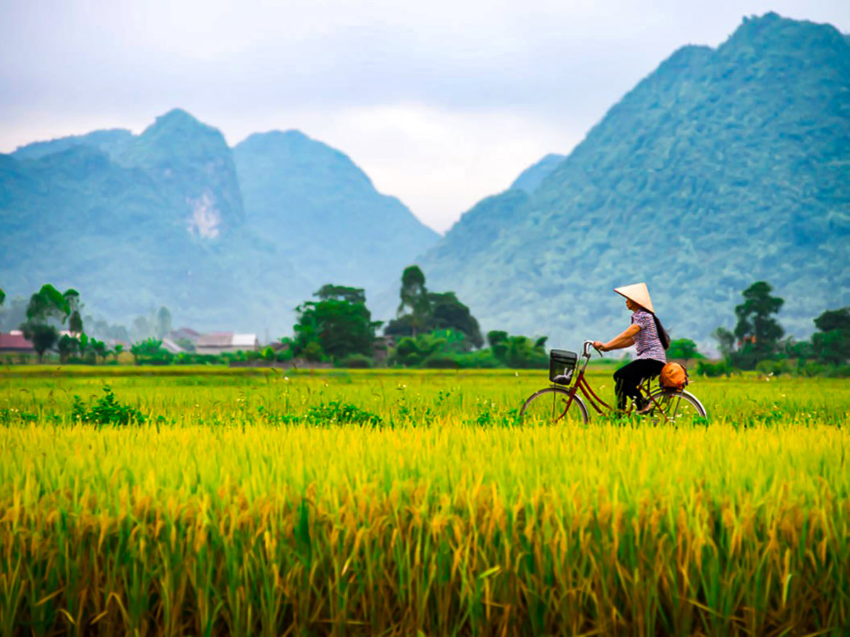 One of many beautiful views seen on Vietnam Active Adventure Tour