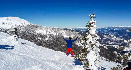 Skiing in British Columbias mountain resorts is a very rewarding experience