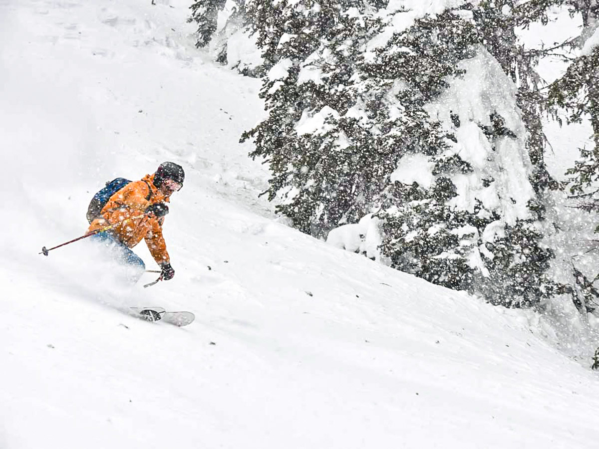 Downhill ski on 9 day Canadian Rocky Mountain ski trip