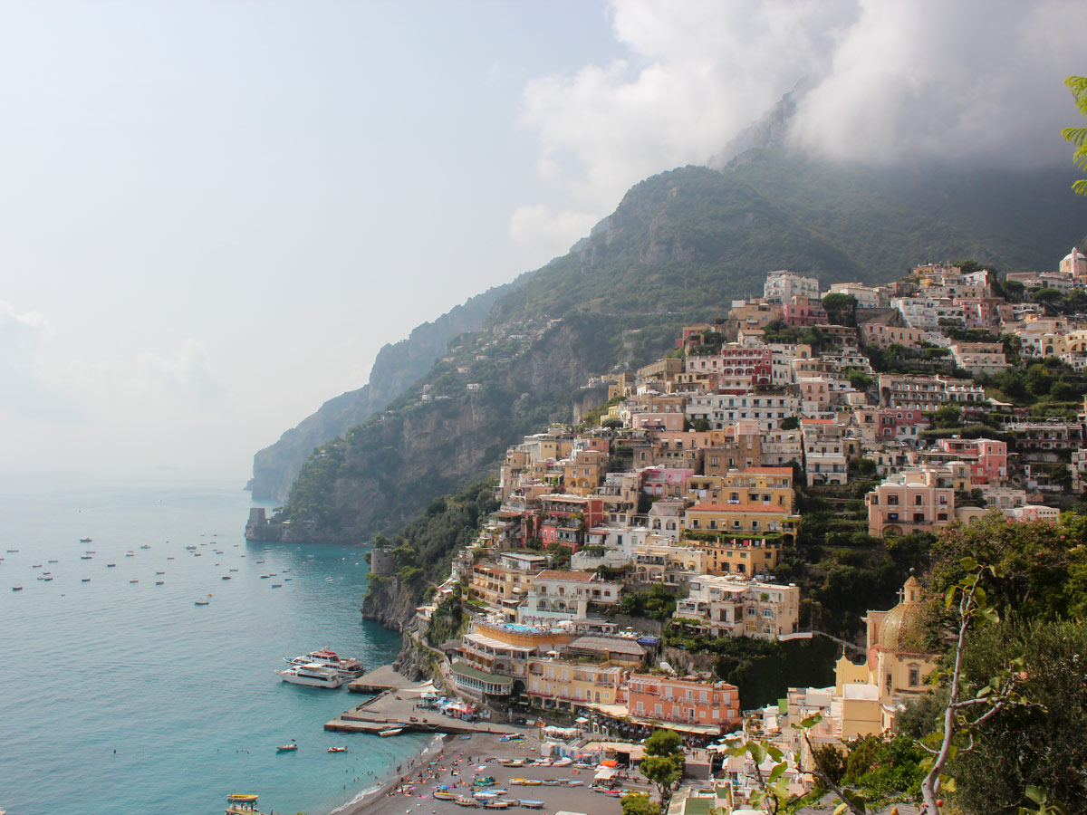 One of several beautiful coastal towns in Italy that you get to pass on a walking tour