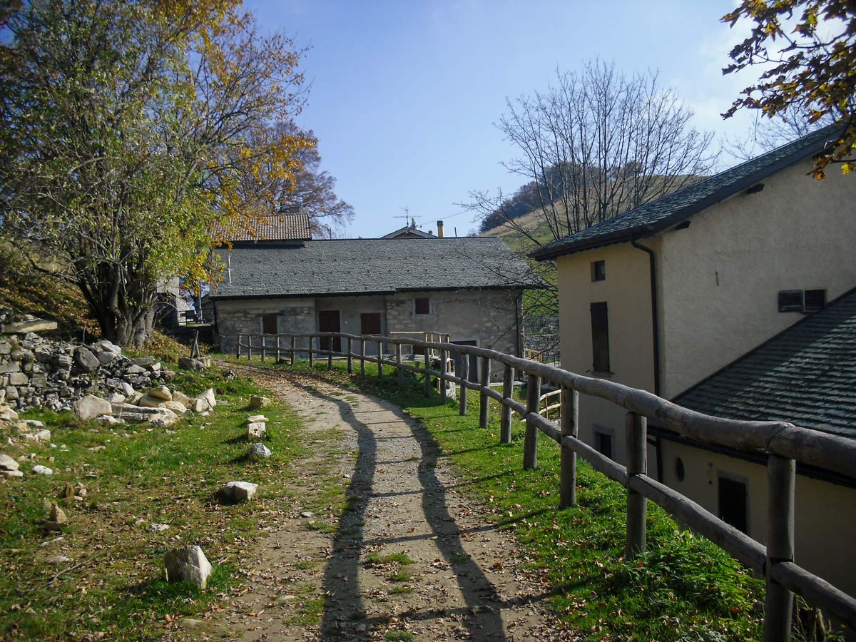 Path along the Lombardian farm self guided Lombardy Como and Lugano Walk