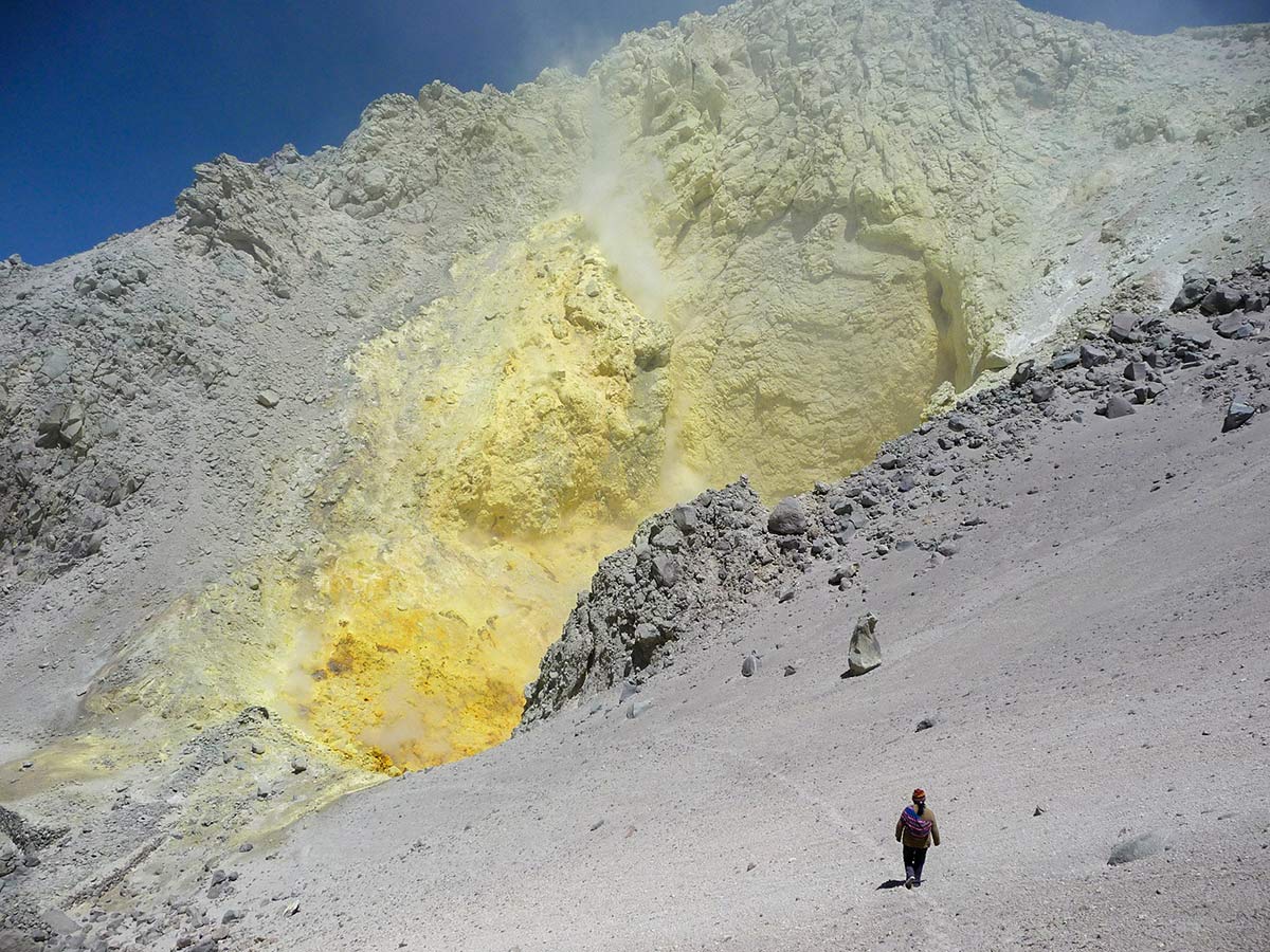 Colorful mines visited on guided Andes Journey in Bolivia Tour