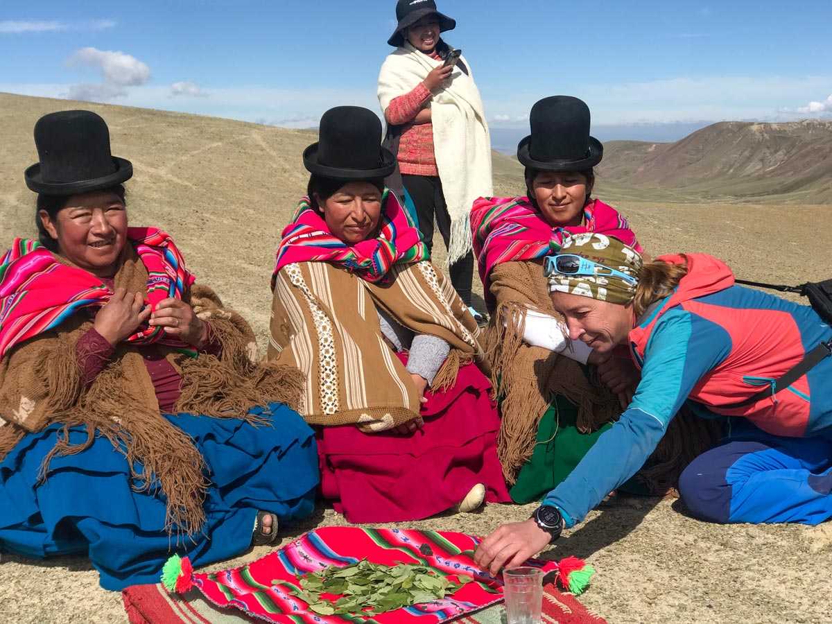 Cultural experience near Tuni on a trekking tour in Bolivia