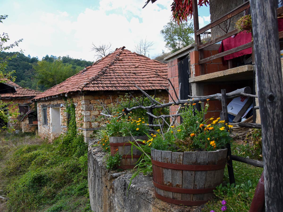 Velestovo village visited on the Hiking Two Lakes tour near Ohrid Macedonia