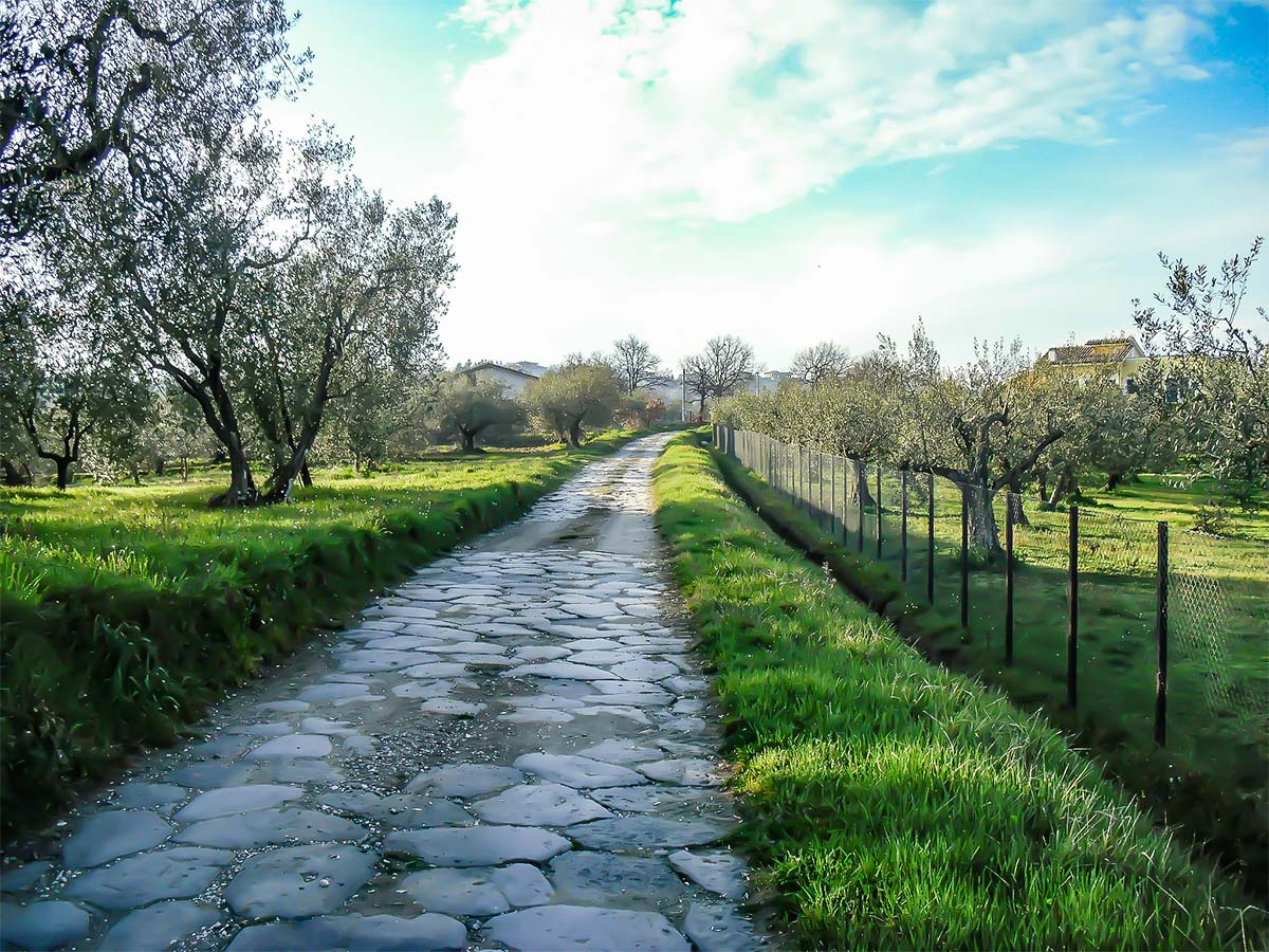 Via Francigena piligrimage from Orvieto to Rome includes walking the beautiful Italian countryside
