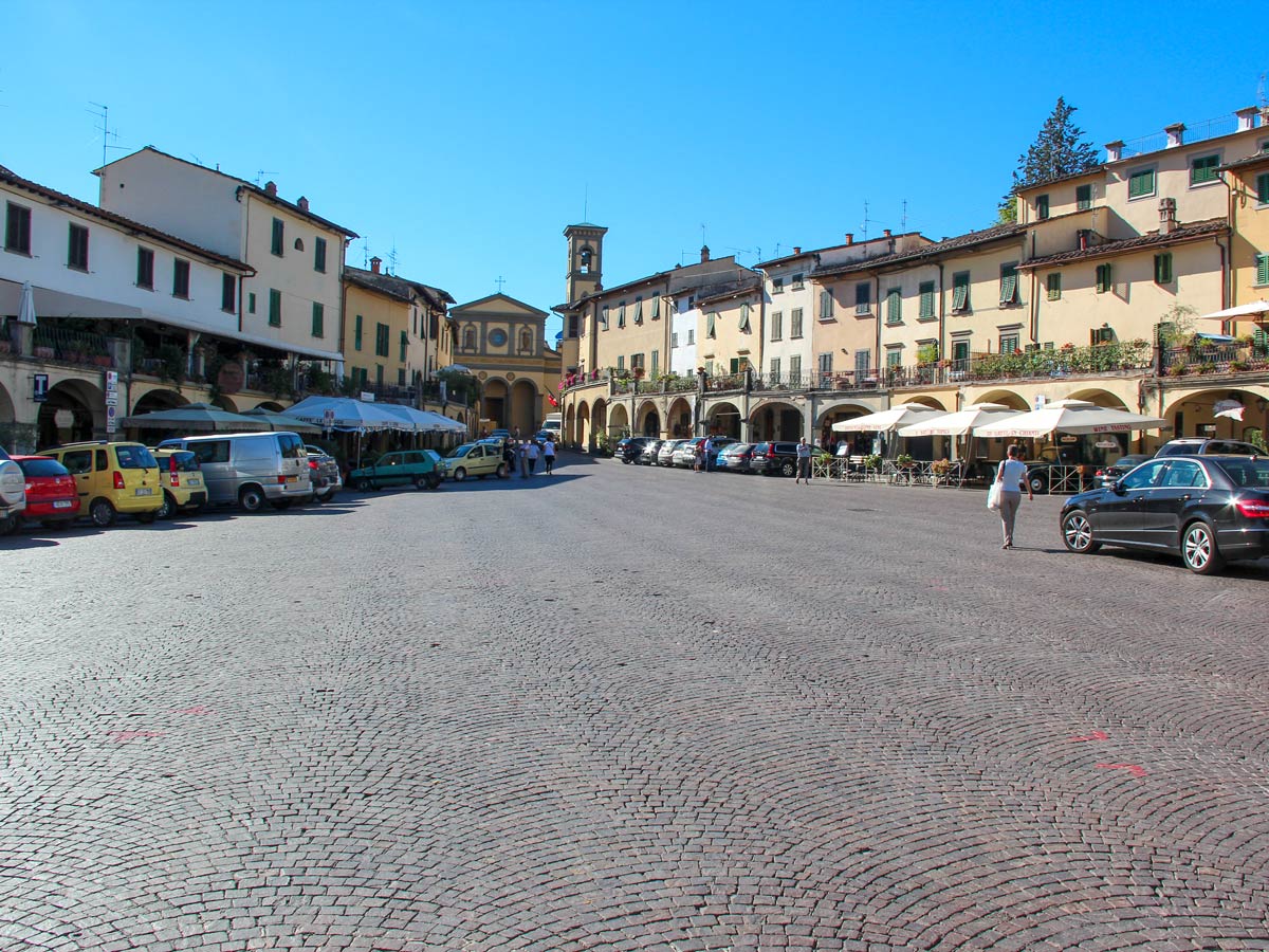 Beautiful oldtown Tuscany Self guided walk in Chianti Italy