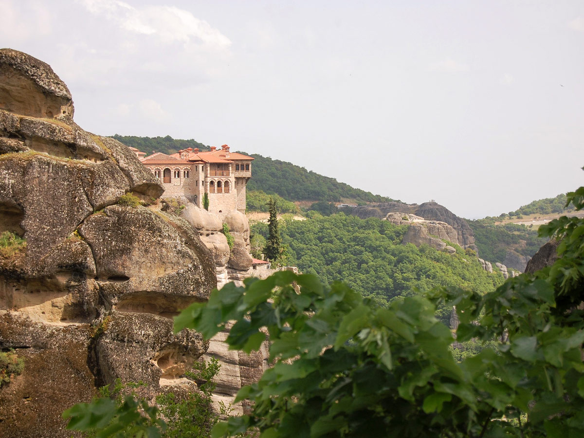 Views of Meteora as seen on a guided biking tour in Balkans