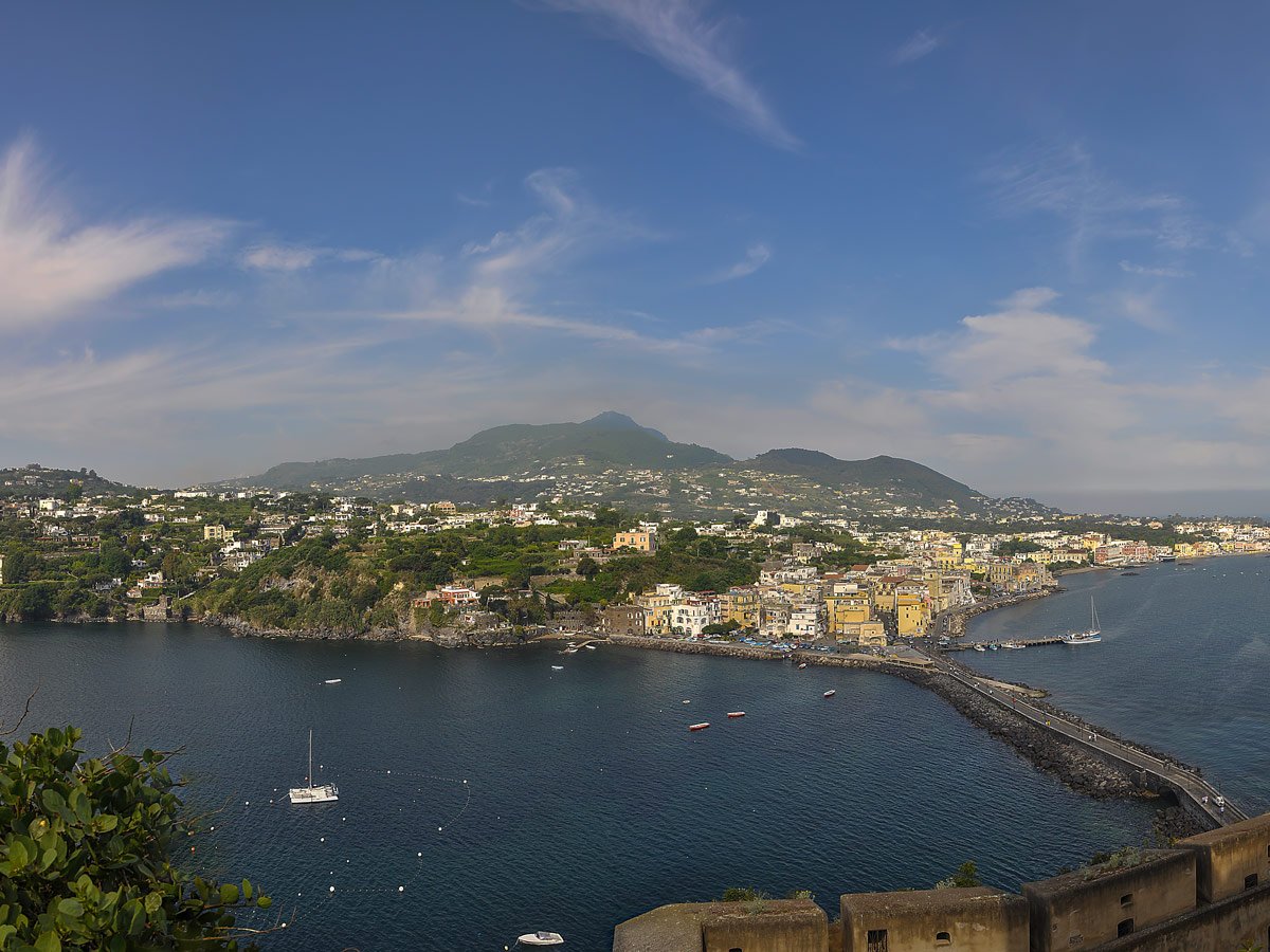 Castello aragonese panoramic view on Ischia Family Tour