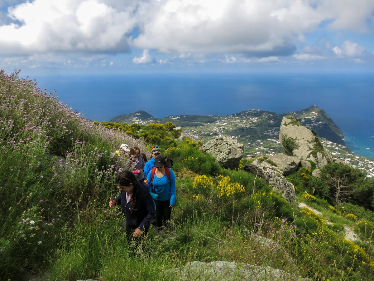 Beautiful views from Ischia and Capri Walking Tour in Italy