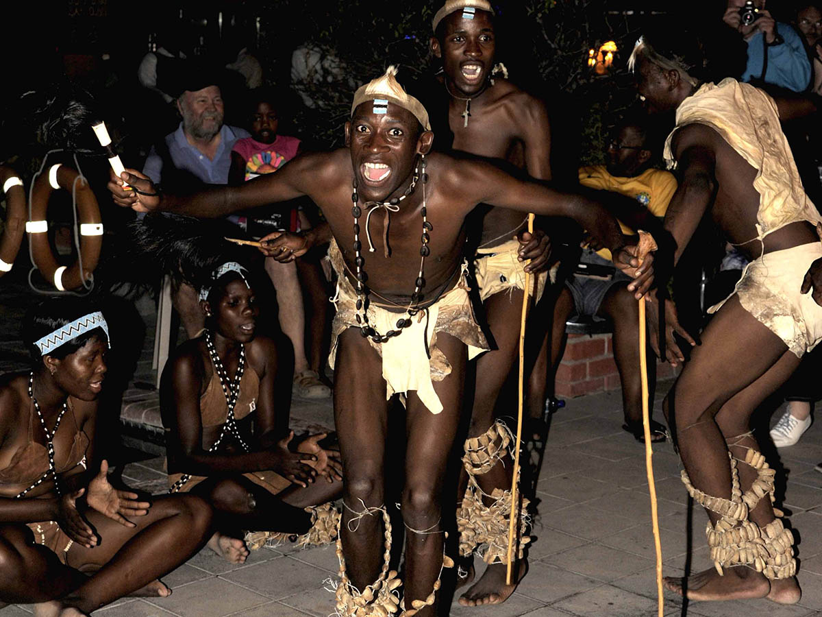 Authentic dances on Botswana, Zimbabwe and Namibia Adventure tour