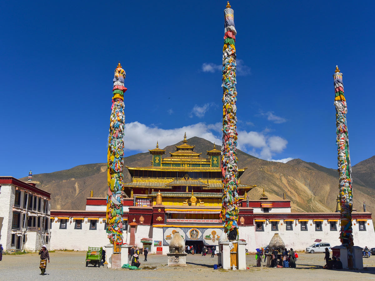 Samye seen along Great Bike tour in Central Tibet