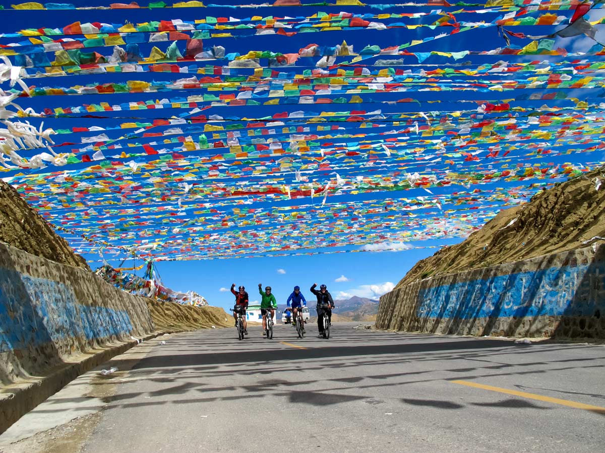 Biking to Mount Everest Base Camp in Tibet on Mountain Biking Tour
