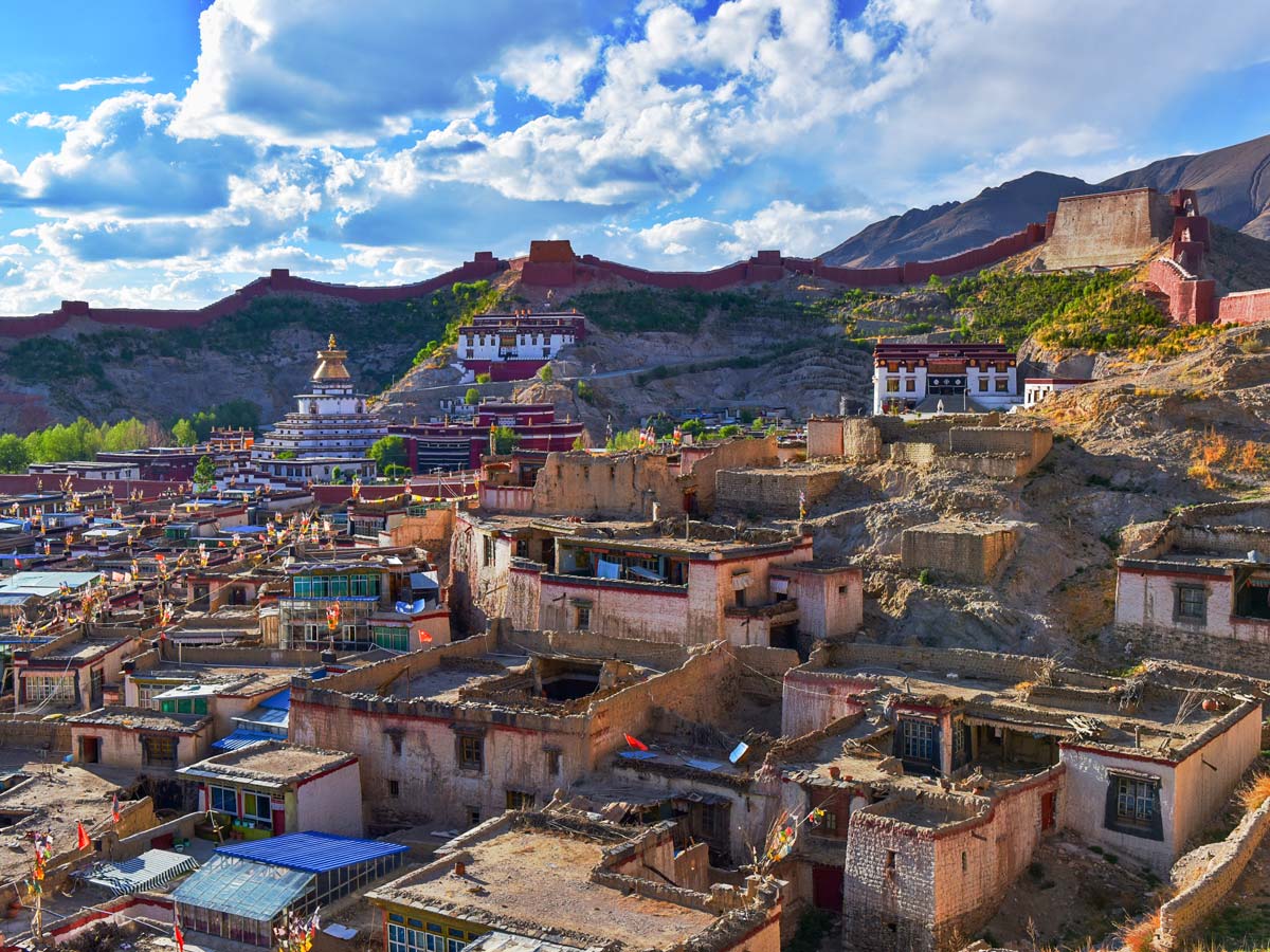 Pelkhor Monastery along MTB tour in Tibet