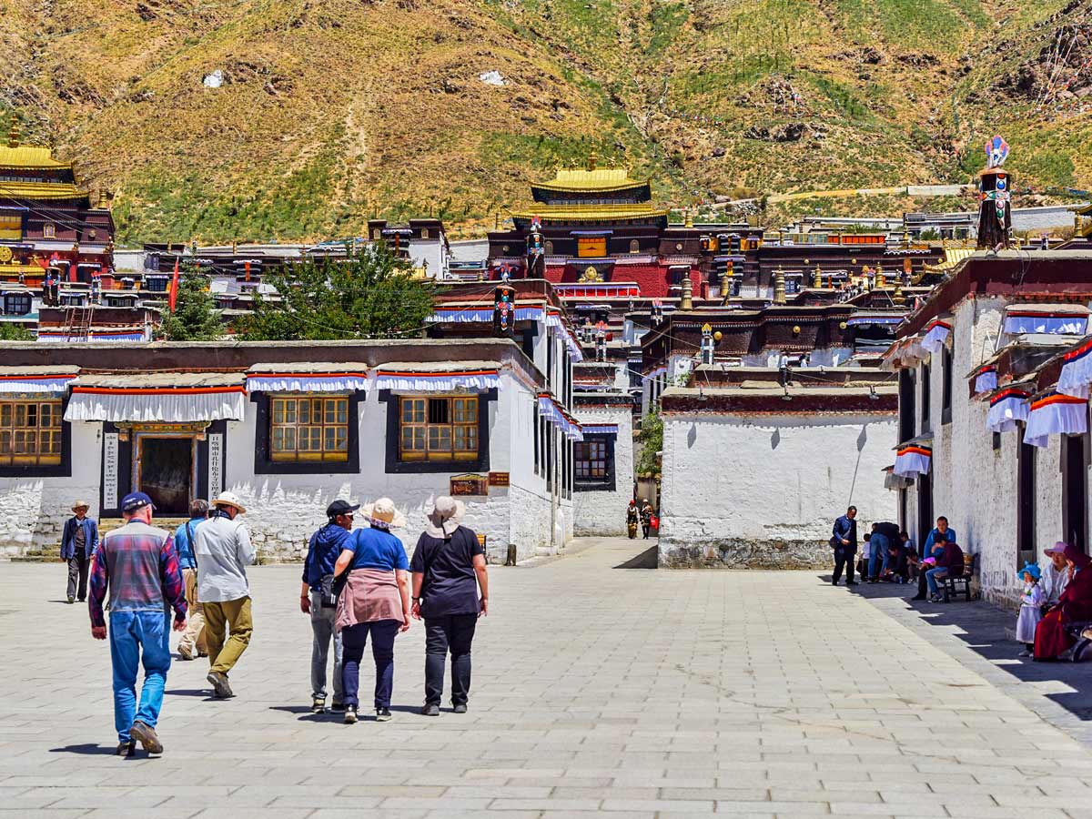 Tashilunpo along MTB tour in Tibet from Lhasa to Kathmandu