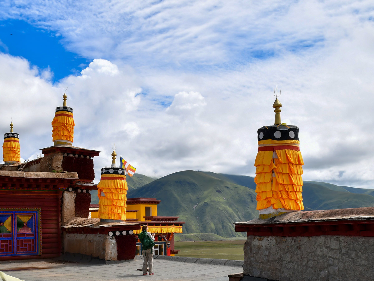 Colorful Dargye Monastery in West Sichuan