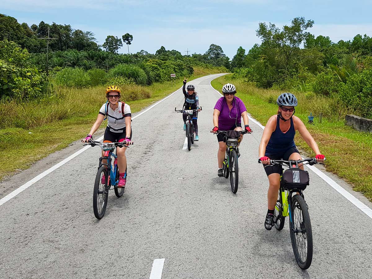 Road biking in Malaysia on Borneo and Island bike tour
