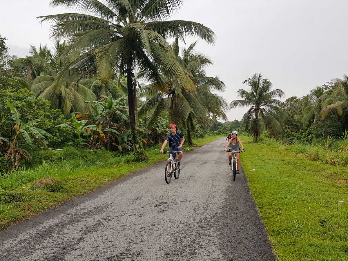 Cycle to Permai along Malaysia Borneo bike ride