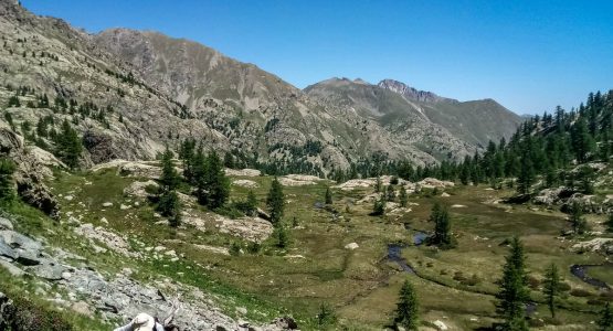 Hiker treks through French mountains along Neolithic tour
