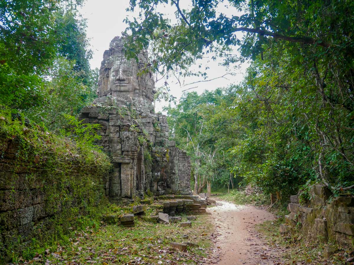 Visiting the Angkor complex while on self-guided biking tour is a very rewarding experience