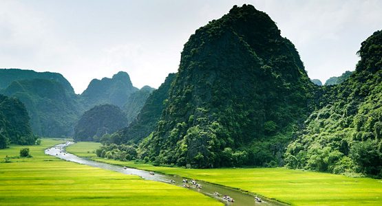 Cycle along Red River Delta