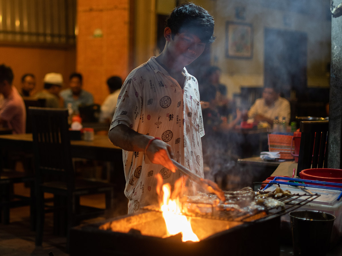 Street food in Cambodia