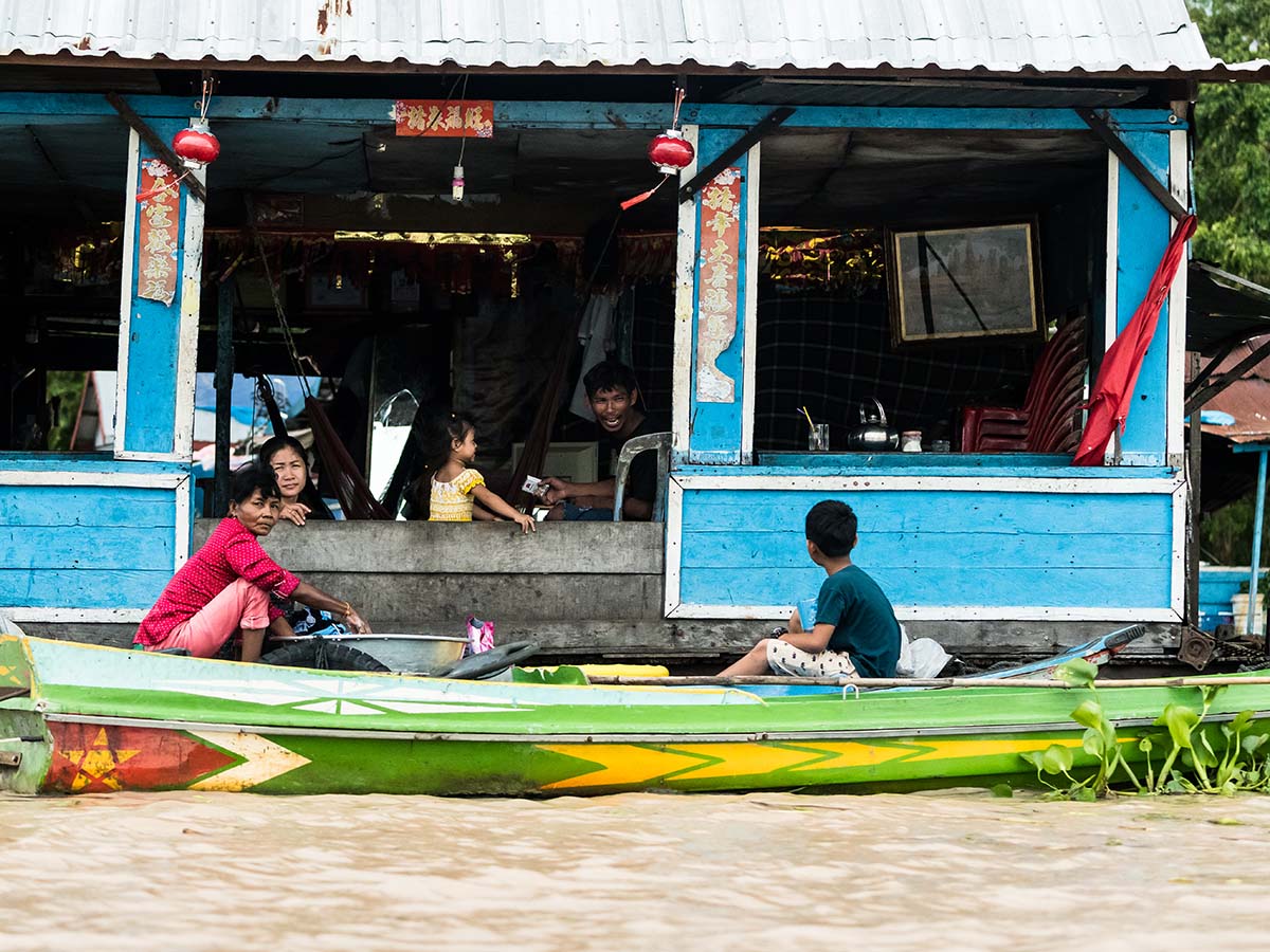 Locals met while on Laos to Cambodia Adventure Tour