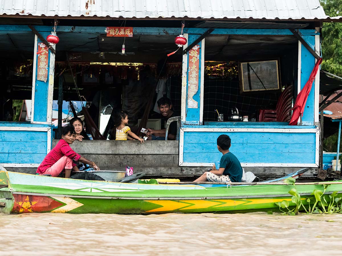 Locals met while on Laos to Cambodia Adventure Tour