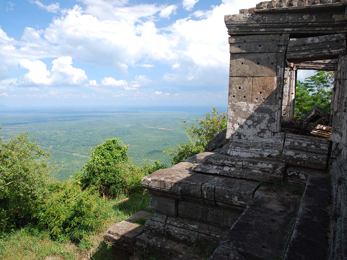 Beautiful views of Cambodian Countryside seen on guided tour