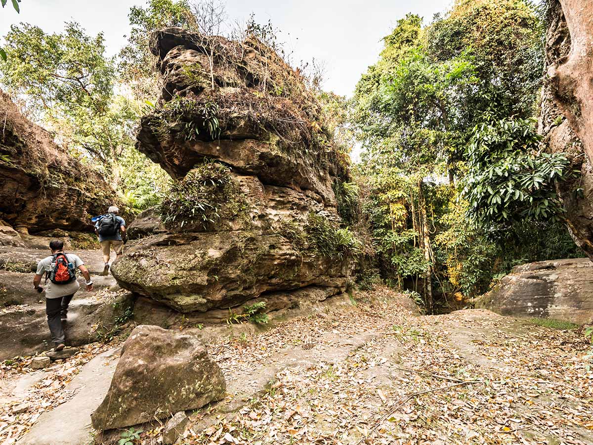 Beautiful views seen while trekking in Phnom Kulen Mountain