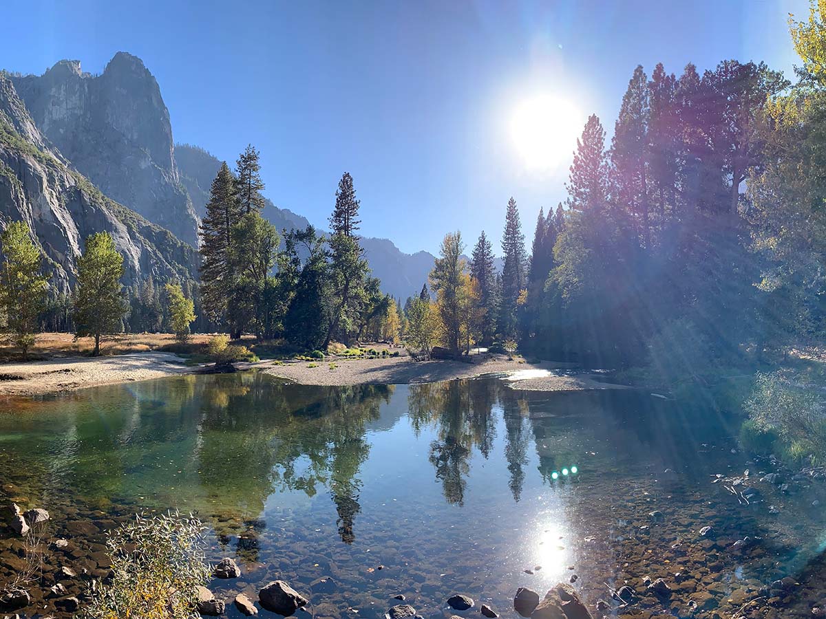 Reflections in the water (Yosemite)