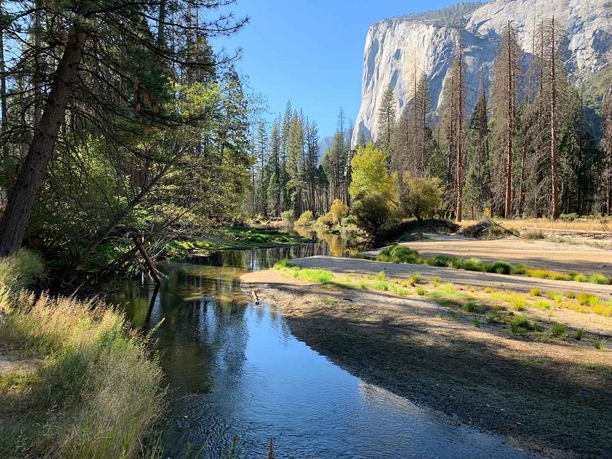 Merced River in Yosemite Valley (California)
