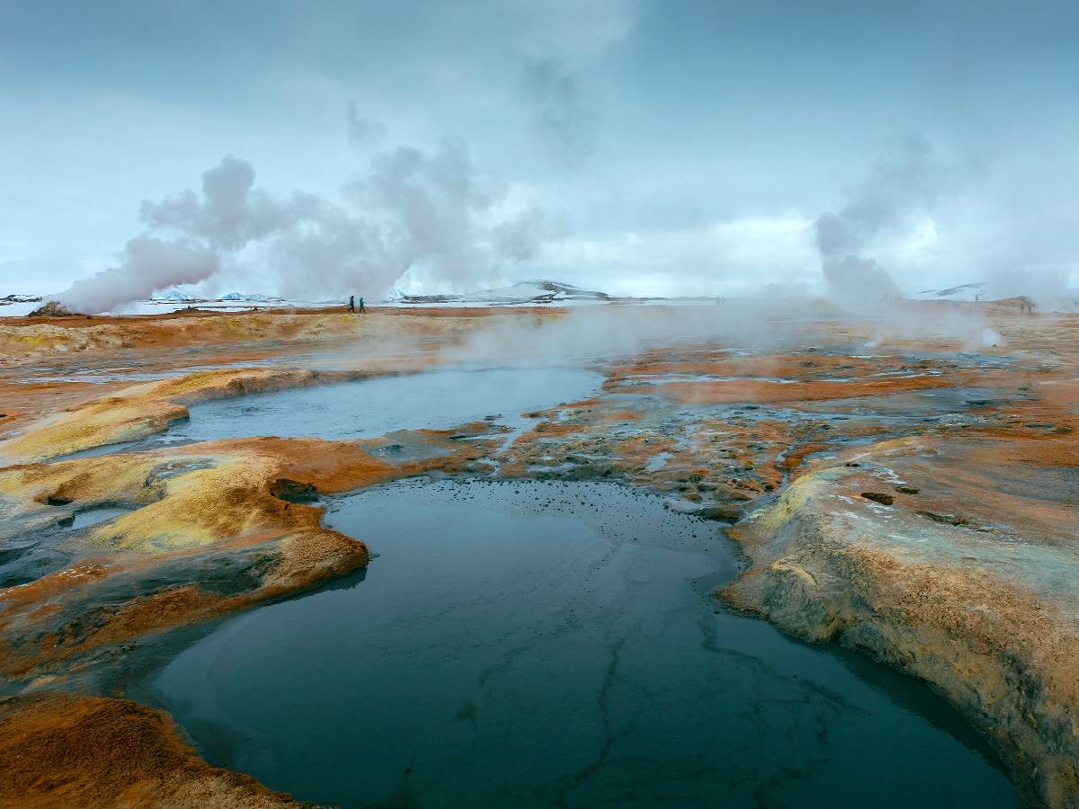 Lakes in Iceland, seen on guided coast to coast tour
