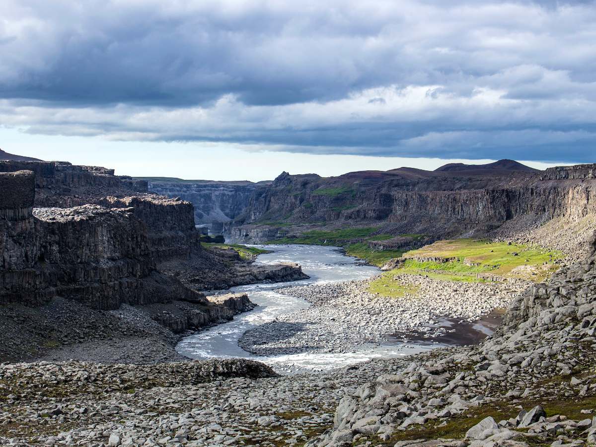 Stunning valley in Iceland