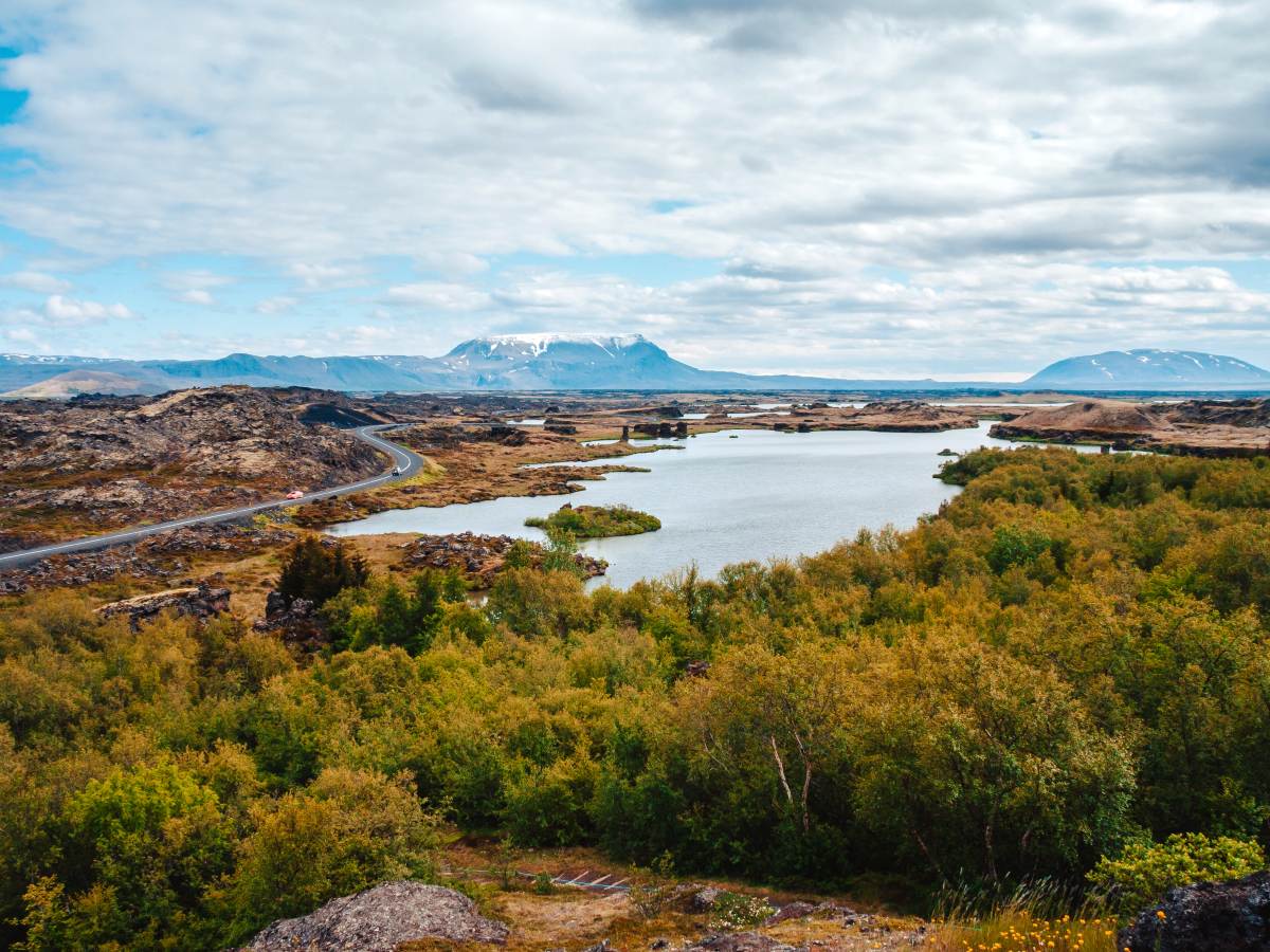 Beautiful panorama in Iceland