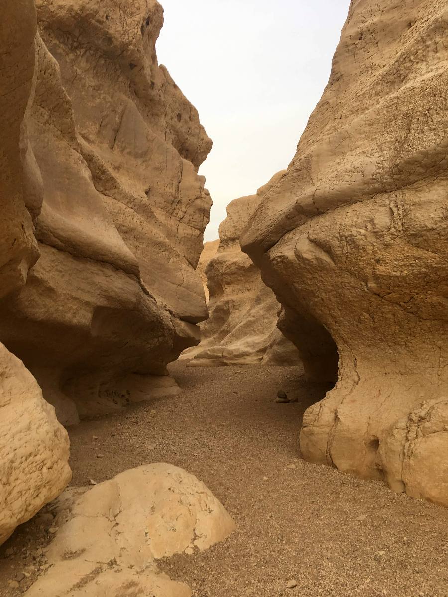 Narrow Gorge in Negev