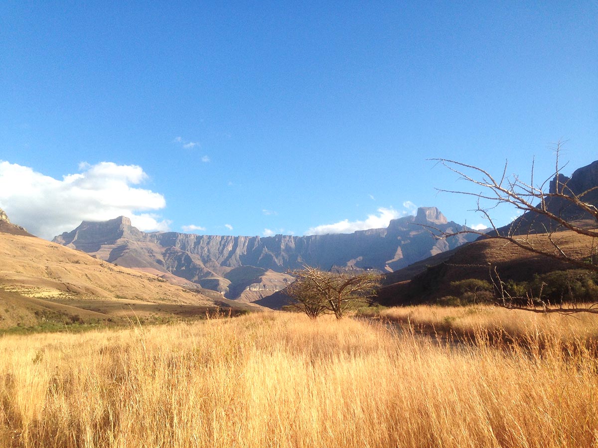 Beautiful mountain views in Northern Drakensberg